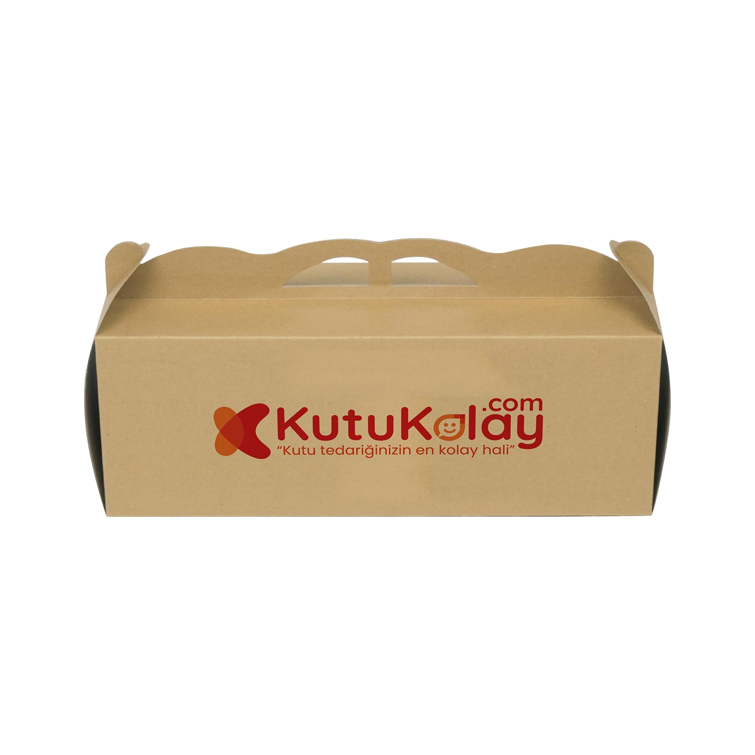 Oluklu Kraft Renk Saplı Baton Turta Kutusu