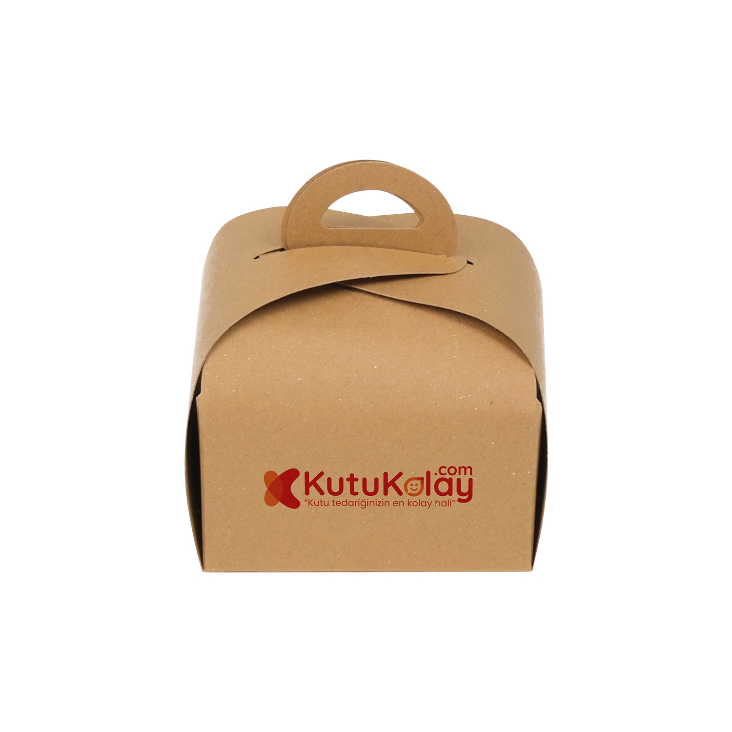 Kraft Saplı Mono Turta Kutusu (Özel Baskılı)