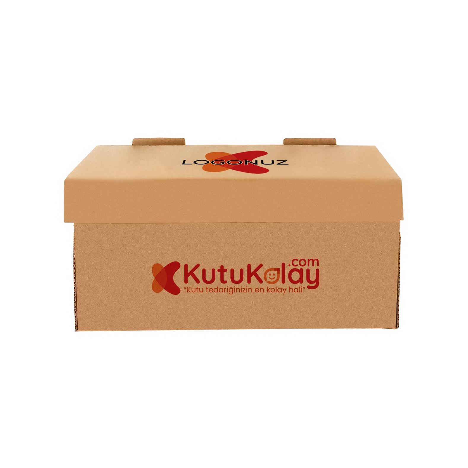 İkili hamburger Kutusu 22.5 x 12.5 x 10.5cm