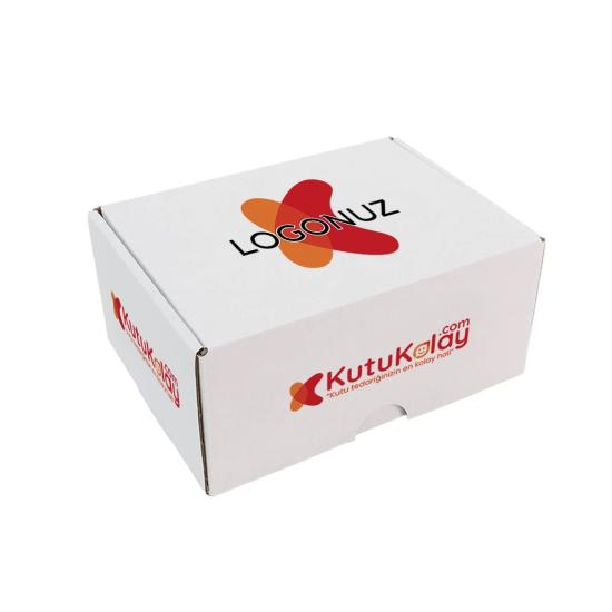 Özel Baskılı Oluklu Geçmeli E-ticaret Kutusu 30cm